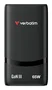 Verbatim Cargador GaN Fold 'n' Go 65W con 2 Puertos USB-C Negro