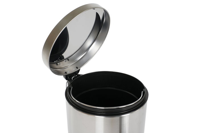 DKD Home Decor Papelera Plateado 25 x 39 x 25 cm