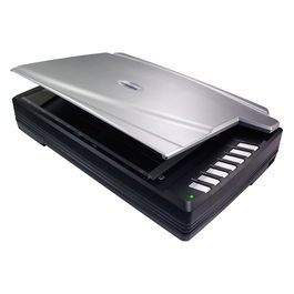 Plustek OPTICPRO A360 Plus Escáner de Cama Plana A3, Resolución Óptica 600 x 600 DPI, Profundidad Color 48 bit, USB 2.0, Negro/Plata, Software Incluido