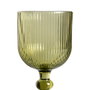 Ixia Copa Verde de Cristal para Decoración 360ml
