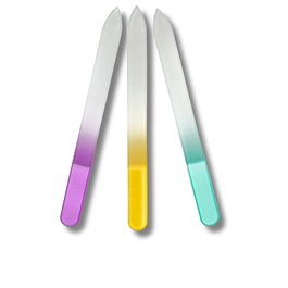 Galiplus Lima de Uñas de Vidrio Templado para Manicura y Pedicura - 13.8 cm - 1 unidad