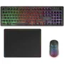 Mars Gaming MCPWX Pack Gaming Inalámbrico: Teclado, Ratón y Alfombrilla con Tecnología DualPro Link 2.4GPRO