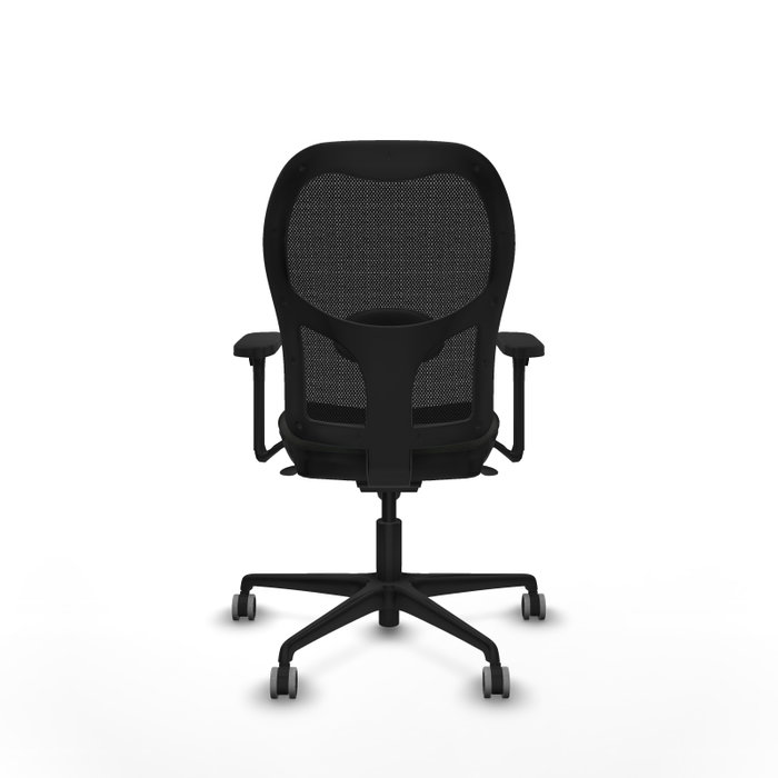 PIQUERAS Y CRESPO Silla de oficina Jorquera Negra con Mecanismo Sincro PIQUERAS Y CRESPO Silla de oficina Jorquera Negra con Mecanismo Sincro