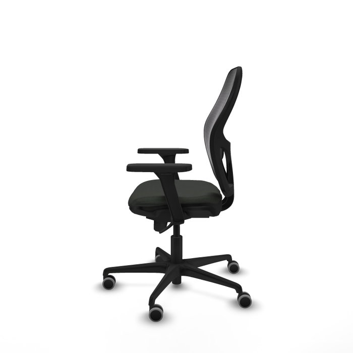 PIQUERAS Y CRESPO Silla de oficina Jorquera Negra con Mecanismo Sincro PIQUERAS Y CRESPO Silla de oficina Jorquera Negra con Mecanismo Sincro