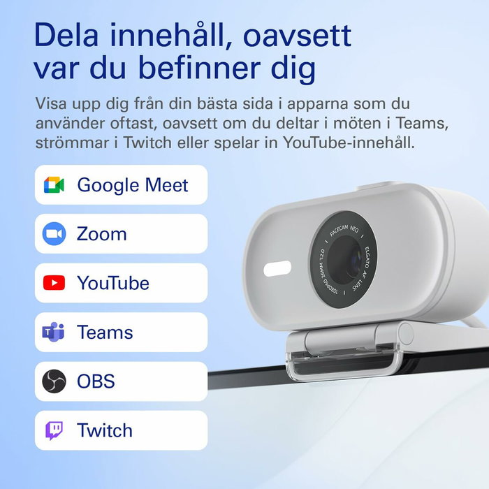 Elgato Facecam Neo 10WAE9901 Blanco