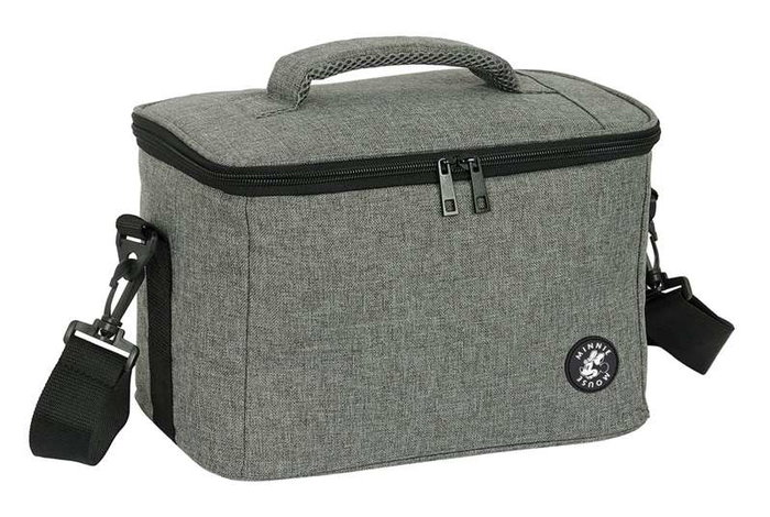 Safta Nevera Cuadrada Minnie Mouse Grey Waterproof 29x19x18cm