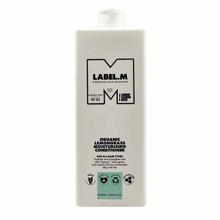 Organic LemonGrass, Acondicionador de cabello, Hidratante, 1000 ml Organic LemonGrass, Acondicionador de cabello, Hidratante, 1000 ml