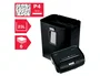 REXEL ProMax REX623 Destructora de papel, Corte de partículas 4x40mm, Nivel P-4, 23L, Negro