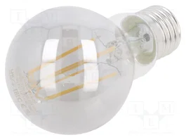 GTV Poland Lámpara LED E27 8W 2700K Gris