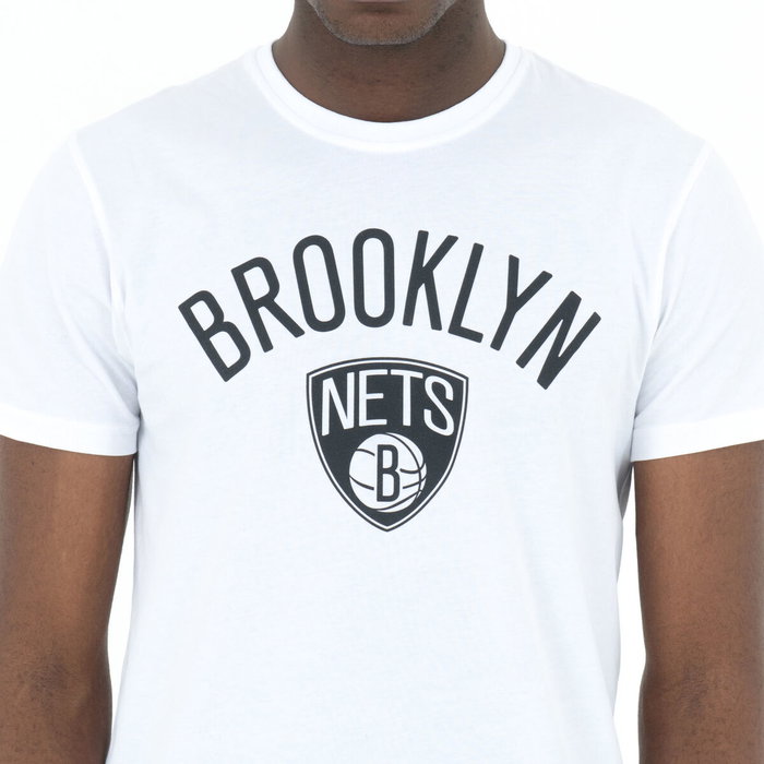Camiseta Deportiva de Manga Corta New Era NOS NBA BRONET 60416753 Blanco