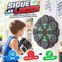 Jugatoys - jugasports Juego de Boxeo con guantes, 9 niveles, con luces y sonidos