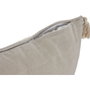 DKD Home Decor Cojín de Poliéster y Lino Natural 45x8x45 cm