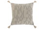 DKD Home Decor Cojín de Poliéster y Lino Natural 45x8x45 cm