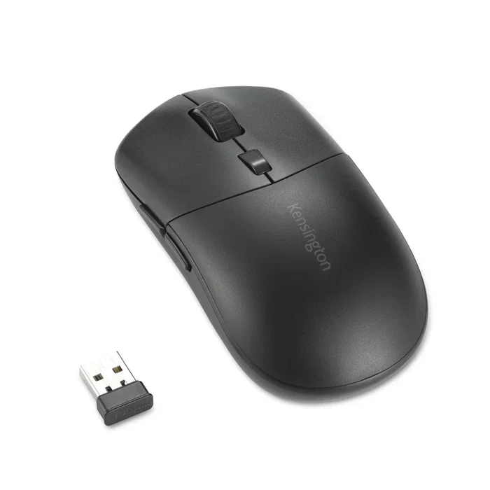 Kensington MY430 EQ Ratón Oficina Ambidiestro Inalámbrico RF 2.4GHz + Bluetooth 2400 DPI Recargable USB-C Multidispositivo 6 Botones Silencioso Negro