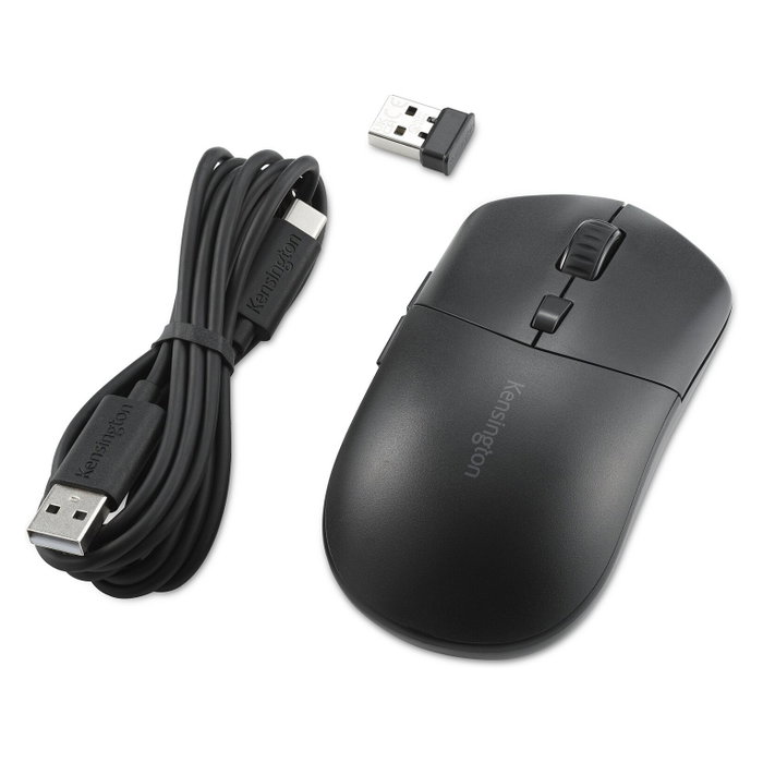 Kensington MY430 EQ Ratón Inalámbrico Ambidextro Recargable Negro