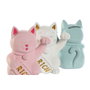 DKD Home Decor Hucha de Resina Gato de la Suerte Surtido de 3 Unidades