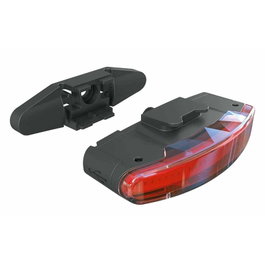 Spanninga Infinity Universal Luz Trasera Bicicleta LED COB Recargable 30 Lúmenes Montaje Portabultos