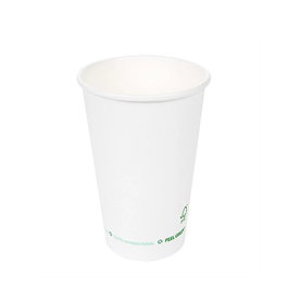 BIOWORKS Vaso de Papel Biodegradable 48 cl - 1000 unidades