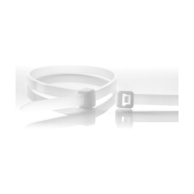 WKK Bridas reutilizables Natural 200x3,6mm 100 St. WKK Bridas reutilizables Natural 200x3,6mm 100 St.