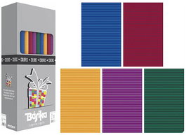 BASIKA Rollo de Papel de Regalo Multicolor (Caja de 50)