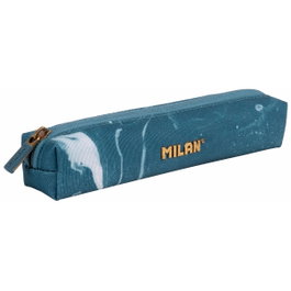MILAN DISEÑO Portatodo Mini Redondo Serie Lava Azul 20,5x4,5x5cm