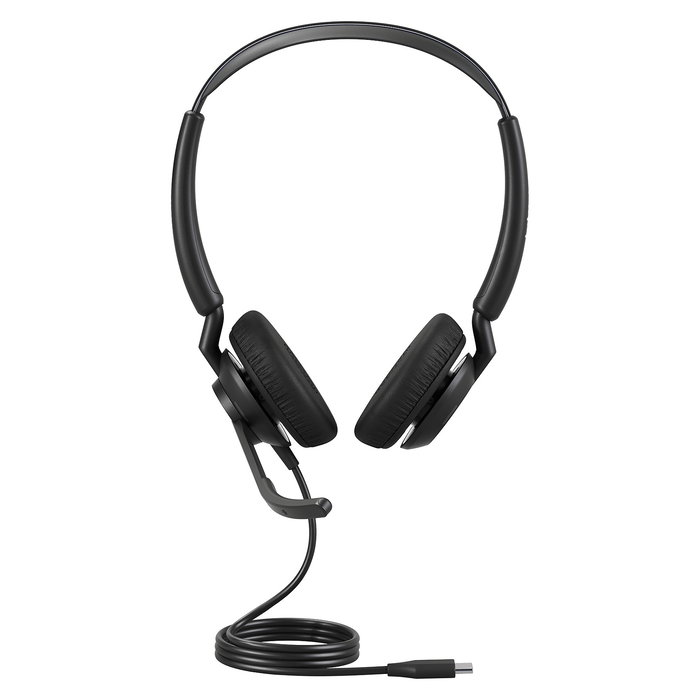 Jabra Engage 50 II - Auriculares Diadema para Oficina, Supraaurales, USB-C, Certificados para Microsoft Teams, Zoom, Negro