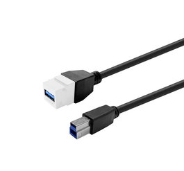 Vivolink Cable USB3.0 A Hembra a USB3.0 B Macho 5m Blanco