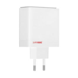 OnePlus Cargador 100W Duo Blanco, Carga Rápida 1 Puerto USB-C + 1 Puerto USB-A, Para Smartphones, Tablets y Dispositivos Compatibles