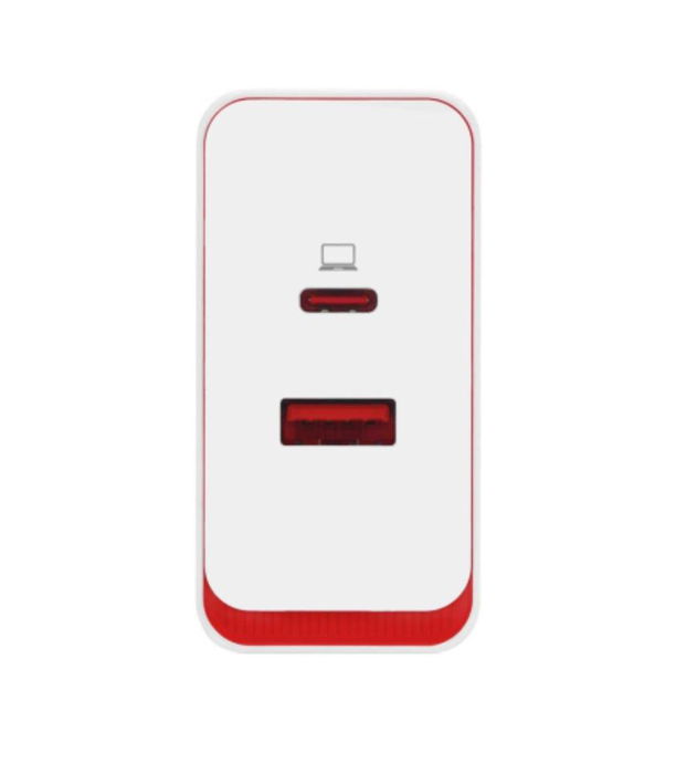OnePlus Cargador 100W Duo Blanco, Carga Rápida 1 Puerto USB-C + 1 Puerto USB-A, Para Smartphones, Tablets y Dispositivos Compatibles