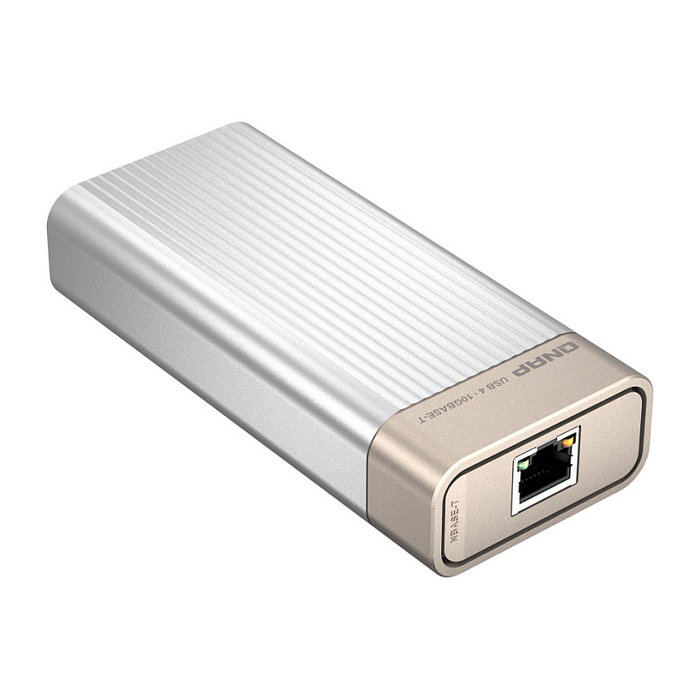 QNAP QNA-UC10G1T Adaptador de Red USB Tipo C a Ethernet 10GBASE-T 10000 Mbit/s Plata