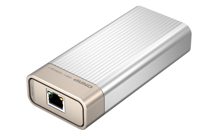 Qnap QNA Adaptador USB 4 a Rj45 Ethernet 10 Gbps para Conectar Dispositivos con Puerto USB-C a Redes de Alta Velocidad