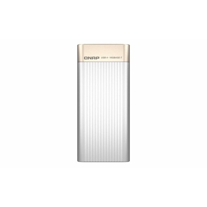 QNAP QNA-UC10G1T Adaptador de Red USB Tipo C a Ethernet 10GBASE-T 10000 Mbit/s Plata