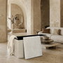 Home Deco Factory Caja-puf plegable Emilia Beige