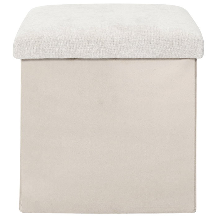 Home Deco Factory Caja-puf plegable Emilia Beige