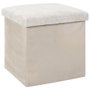 Home Deco Factory Caja-puf plegable Emilia Beige