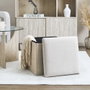Home Deco Factory Caja-puf plegable Emilia Beige