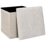 Home Deco Factory Caja-puf plegable Emilia Beige