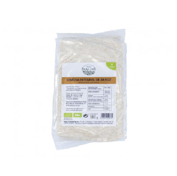ECO SALIM Sémola de Arroz integral 500gr. BIO VEGAN ECO SALIM Sémola de Arroz integral 500gr. BIO VEGAN