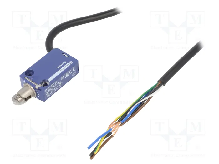 TELEMECANIQUE SENSORS Interruptor de fin de carrera XCMD2502L1 con roldana metálica TELEMECANIQUE SENSORS Interruptor de fin de carrera XCMD2502L1 con roldana metálica