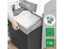 Leitz IQ Auto+ Office Pro 600 Destructora de Documentos Automática P4, Capacidad 600 Hojas, Corte Partículas, Destruye Grapas y Clips, 110L