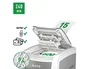 Leitz IQ Auto+ Office Pro 600 Destructora de Documentos Automática P4, Capacidad 600 Hojas, Corte Partículas, Destruye Grapas y Clips, 110L