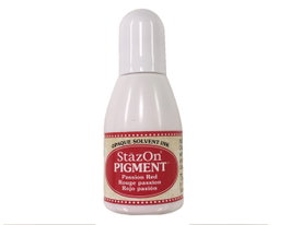 Tsukineko Tinta STAZON PIGMENT Rojo pasión 15ml