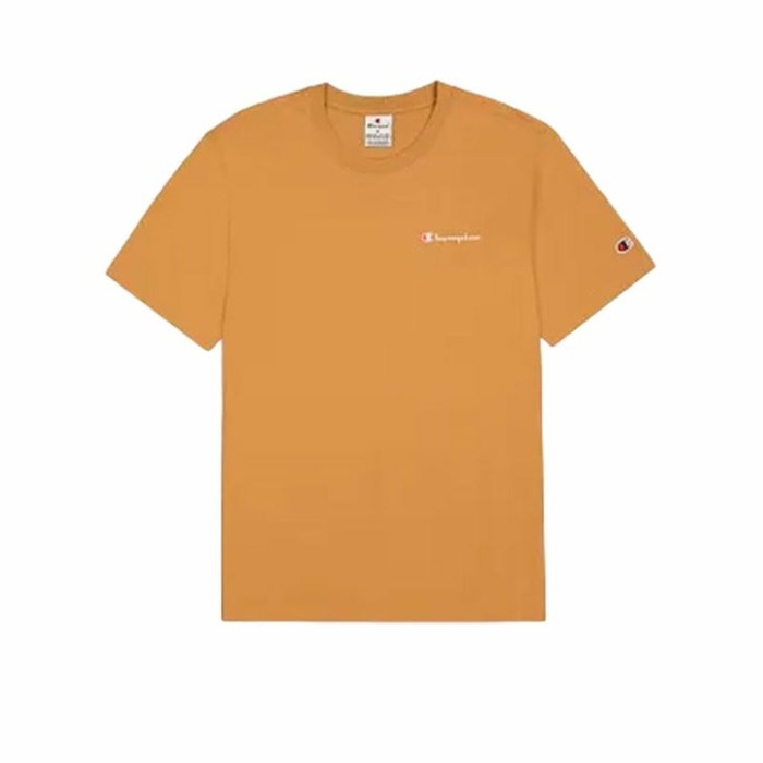 Camiseta Deportiva de Manga Corta Champion Naranja L Camiseta Deportiva de Manga Corta Champion Naranja L