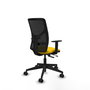 PIQUERAS Y CRESPO Silla de oficina Motilla Sincro/Traslack Amarillo y Negro