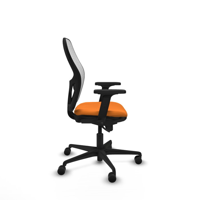 PIQUERAS Y CRESPO Silla de oficina Jorquera Naranja y Blanco