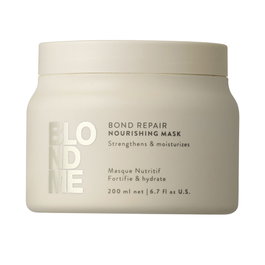 Schwarzkopf BLONDME BOND REPAIR Mascarilla Nutritiva Reparadora 3D Bond Creation para Cabello Rubio 200 ml