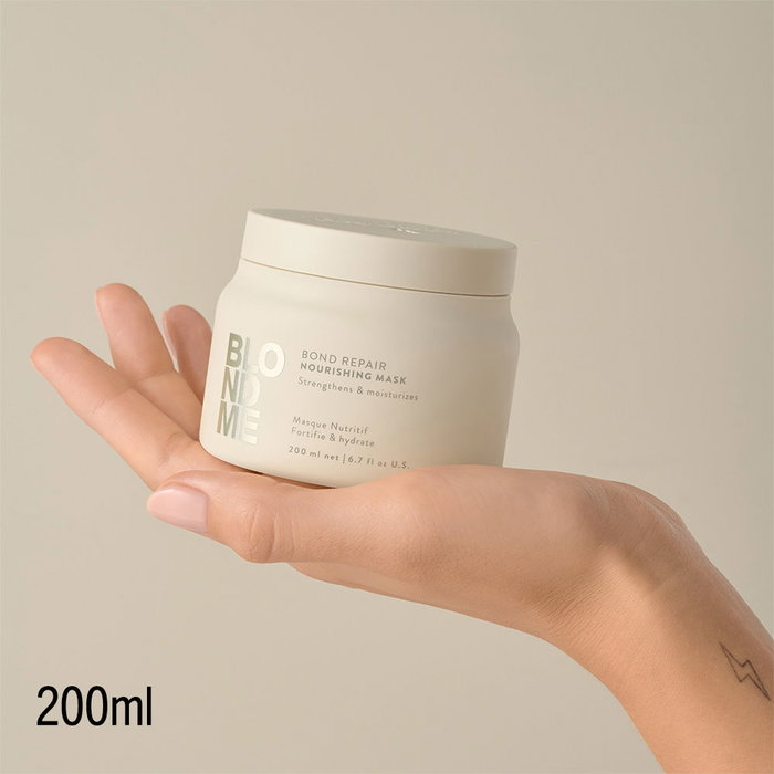 Schwarzkopf BLONDME BOND REPAIR Tratamiento Nutritivo Mascarilla para el Cabello Rubio 200 ml