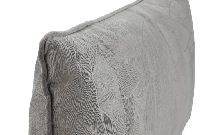 DKD Home Decor Cojín de Poliéster Gris Claro 50x30 cm