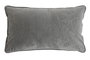 DKD Home Decor Cojín de Poliéster Gris Claro 50x30 cm