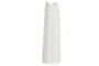 DKD Home Decor Jarrón de Gres Hoja Blanco 70 cm